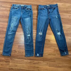 Girls Ripped Jeans Lot of 2 | Girls Size 12